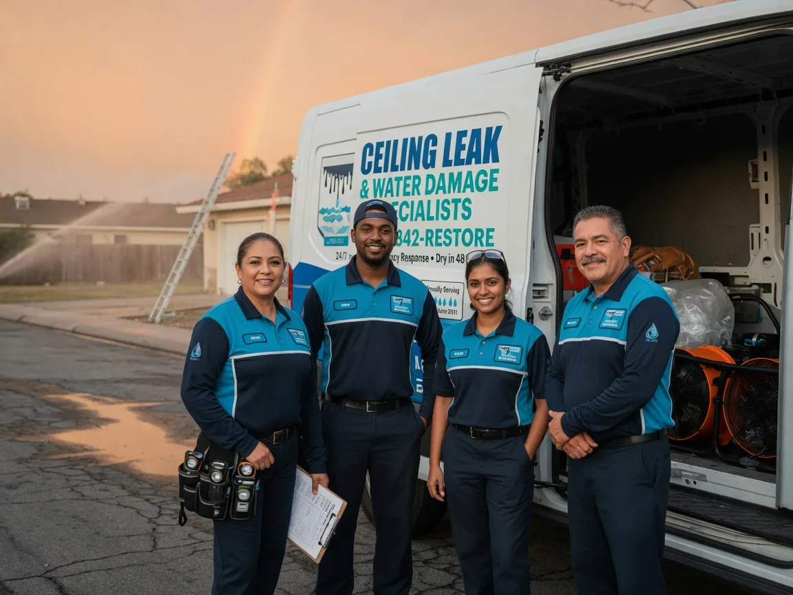 Ceiling Leak Cleanup company in Prue, OK